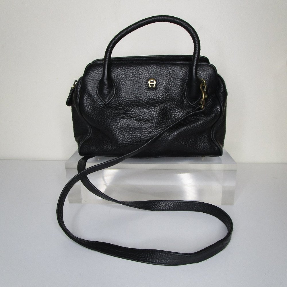 Etienne Aigner Vintage Black Handbag Crossbody